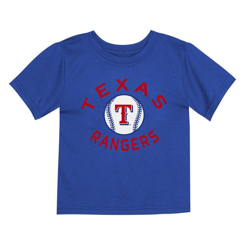 MLB Texas Rangers Toddler Boys&#39; 2pk T-Shirt, 3 of 4