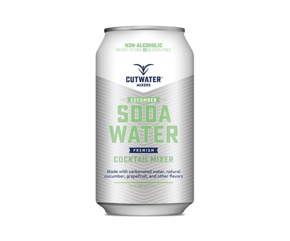 Cutwater Spirits Cucumber Soda Water - 4pk / 12 fl oz Cans