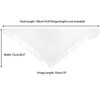 INSPIRE CHIC Women's Lace Mesh Fringe Triangle Shawls Scarves 1Pc - 3 of 4
