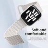 HTUTWOO Magnetic Silicone Compatible with Apple Watch Band Ultra 2 ＆Ultra 49mm 46mm 45mm 44mm 42mm 41mm 38mm for Women men - 3 of 4