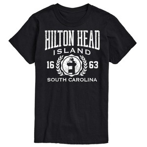 Men's - Instant Message - Hilton Head Island South Carolina 1663 Lighthouse Short Sleeve Graphic T-Shirt - 1 of 4