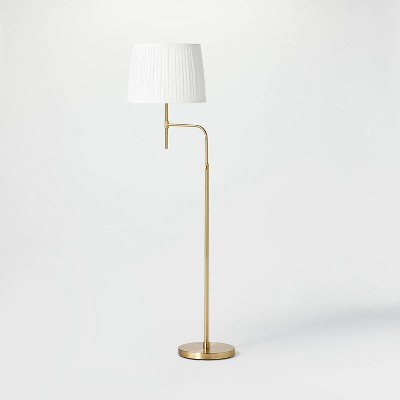 Simone Aged Brass Floor Lamp | Bassett Furniture