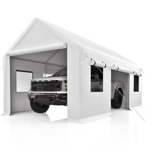 GustoWave 13x20 FT Heavy Duty Carport, Portable Garage for Cars, Boats, Trucks - 1 of 4