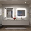 Apmir Super Bright Front & Back LED Lighted Anti-Fog Aluminum Alloy Framed Tempered Glass Bathroom/Vanity Mirror with ETL & 3-Year Warranty - 4 of 4