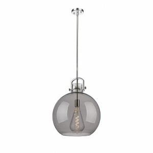 Newton Sphere - 1 Light Stem Hung Pendant In Industrial Style-21.38 Inches Tall and 16 Inches Wide - 1 of 1