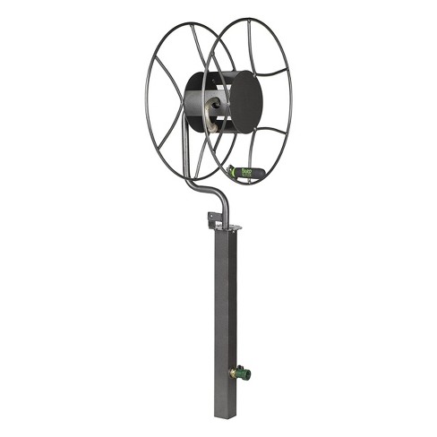 Yard Butler Free Standing Swivel Hose Reel - Water Hose Caddy For