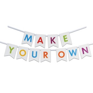 Beistle Letter Streamer Kit, 6" x 12', (1/Pkg) Multicolored - 1 of 3
