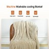 White Warm Blanket with Breathable and Soft for Couch and Bed - 3 of 4