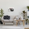Stupell Industries Layered Floral Design Longhorn Cattle Monochrome Wall Plaque Art - 3 of 4