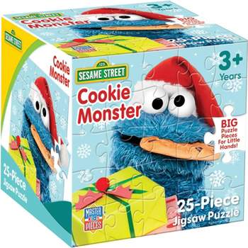 MasterPieces Sesame Street 25 Piece Christmas Cookie Monster Jigsaw Puzzle for Kids