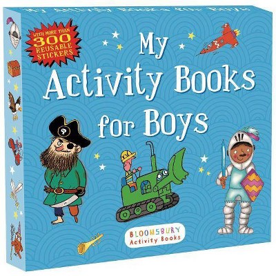 My Activity Books for Boys - (Sticker Activity Books) by  Anonymous & Bloomsbury (Paperback)
