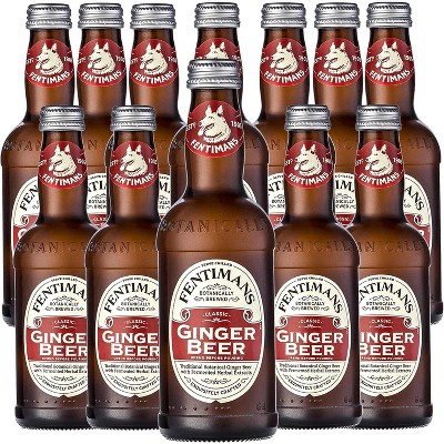 Fentimans Botanically Brewed Ginger Beer Sparkling Soda 9.3 fl oz Bottles – Premium Craft Soda/Mixer for Cocktails & Refreshing Drinks