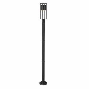 Z-Lite Luca 1 - Light Post Light in  Black - 1 of 4