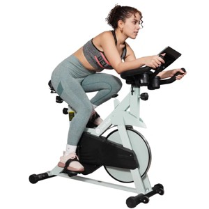 DeerRun Exercise Bike, Indoor Cycling Bike Brake Pad/Adjustable Magnetic Stationary Bike with App - 1 of 4