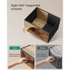 6-Drawer Dresser - Steel Frame Storage Organizer with Non-Woven Fabric Drawers, Multi-Use TV Stand, Easy Assembly - 3 of 4
