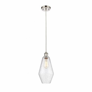 Cindyrella - 1 Light Cord Hung Mini Pendant In Industrial Style-14.5 Inches Tall and 7 Inches Wide - 1 of 1