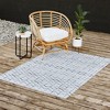 Becky Bailey Shibori Diamonds Outdoor Rug - Deny Designs - 3 of 4