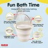 DOLU Foldable Baby Bath Bucket, Compact Toddler Wash Tub, Ages 6+ Months, Beige - 3 of 4