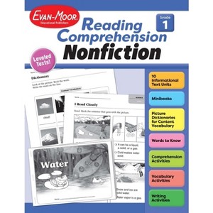 Reading Comprehension: Nonfiction, Grade 1 Teacher Resource - by  Evan-Moor Educational Publishers (Paperback) - 1 of 1