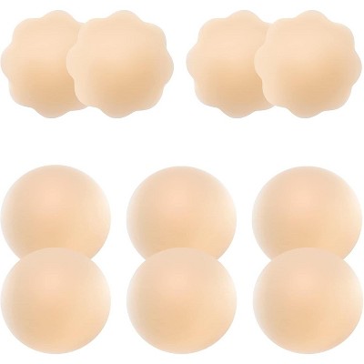 5 Pairs Nipple Covers, Invisible Nipple Covers for Women, Silicone Petals/Pasties Nipple Covers