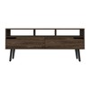 56" Wood TV Stand with Two Drawers, TV Console Table with Three Open Shelves, and Large Top Surface for Living Room and Bedroom - 4 of 4