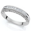 Pompeii3 1/2ct Princess Cut Vintage 14K Diamond Anniversary Ring - 3 of 4