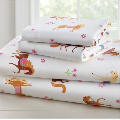 Toddler Horses Super Soft 100% Cotton Sheet Set - WildKin
