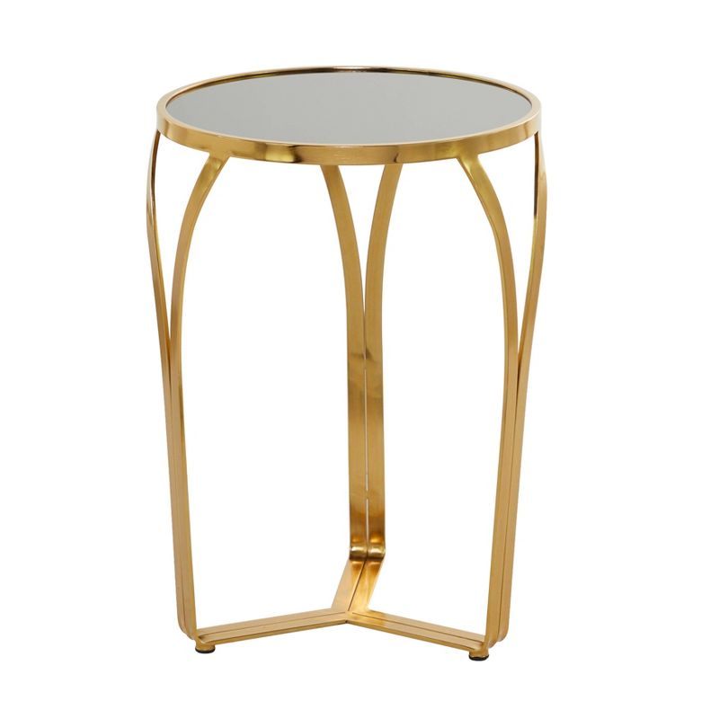 22.80&#34; Contemporary Metal Accent Table Gold - Olivia &#38; May, 6 of 8