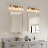 DAKAFUL Modern Bathroom Vanity Light, 4/5/6/8/10-Light Vanity Fixtures with Clear Glass Shade, Reversible Wall Sconces Over Mirror,for Bedroom - 4 of 4