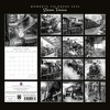 2026 Square Wall Calendar, Steam Trains - Black & White, 16-Month Theme with 180 Reminder Stickers (12x12 In) - 4 of 4