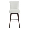 Spruce&Spring Upholstered 26-inch Counter Height Swivel Barstool - 3 of 4