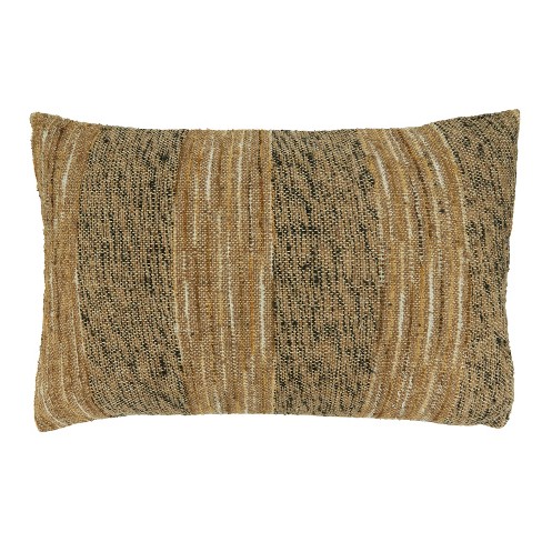 Saro Lifestyle Down Filled Throw Pillow with Stripe Design - image 1 of 3