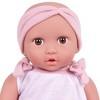 babi by Battat 14" Baby Doll with 2pc Body Suit & Pink Headband - image 3 of 4