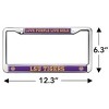 LSU Love Purple Love Gold Full Size Standard License Plate Metal Frame - 4 of 4