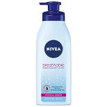 NIVEA Breathable Tropical Breeze Scented Body Lotion for Dry Skin - 13.5 fl oz