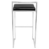 34" Set of 2 Fuji Contemporary Stackable Barstools - LumiSource - 3 of 4