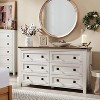 Dresser for Bedroom, Farmhouse Wood Rustic Wide Chest of Drawers, Storage Dressers Organizer for Bedroom, Living Room, Hallway - 4 of 4