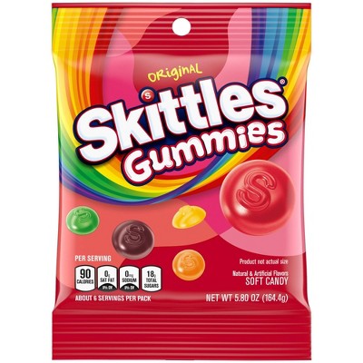 Skittles Original Gummies Peg - 5.8oz
