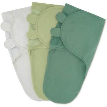 Callowesse Newborn Baby Swaddle - 0-3 Months - Dinky Dinos - Pack of 3