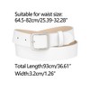 Allegra K Women Pin Buckle Belt Soft Wide Waist Belt Casual Dresses Jeans Pants 1 Pc - 3 of 4