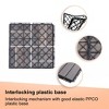 Interlocking Deck Tiles, Outdoor Waterproof & Anti-slip, for Patio, Balcony, Pool Side, Bathroom, Shower, Balcony, Porch - 4 of 4