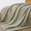 Puredown Organic Cotton Soft Lightweight Waffle Weave Bed Blanket, Breathable Textured Blanket for All Season - 3 of 4