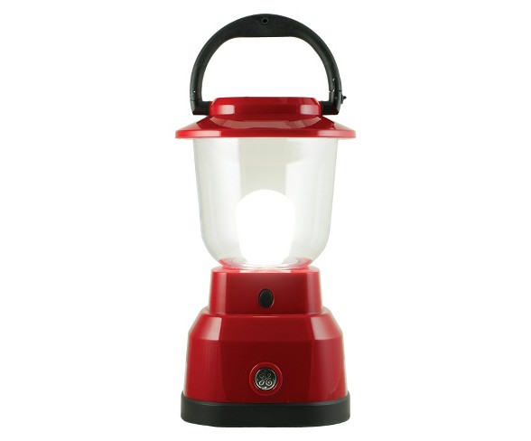 6D 11.2" LED Outdoor Lantern With USB Charging - Red - Enbrighten