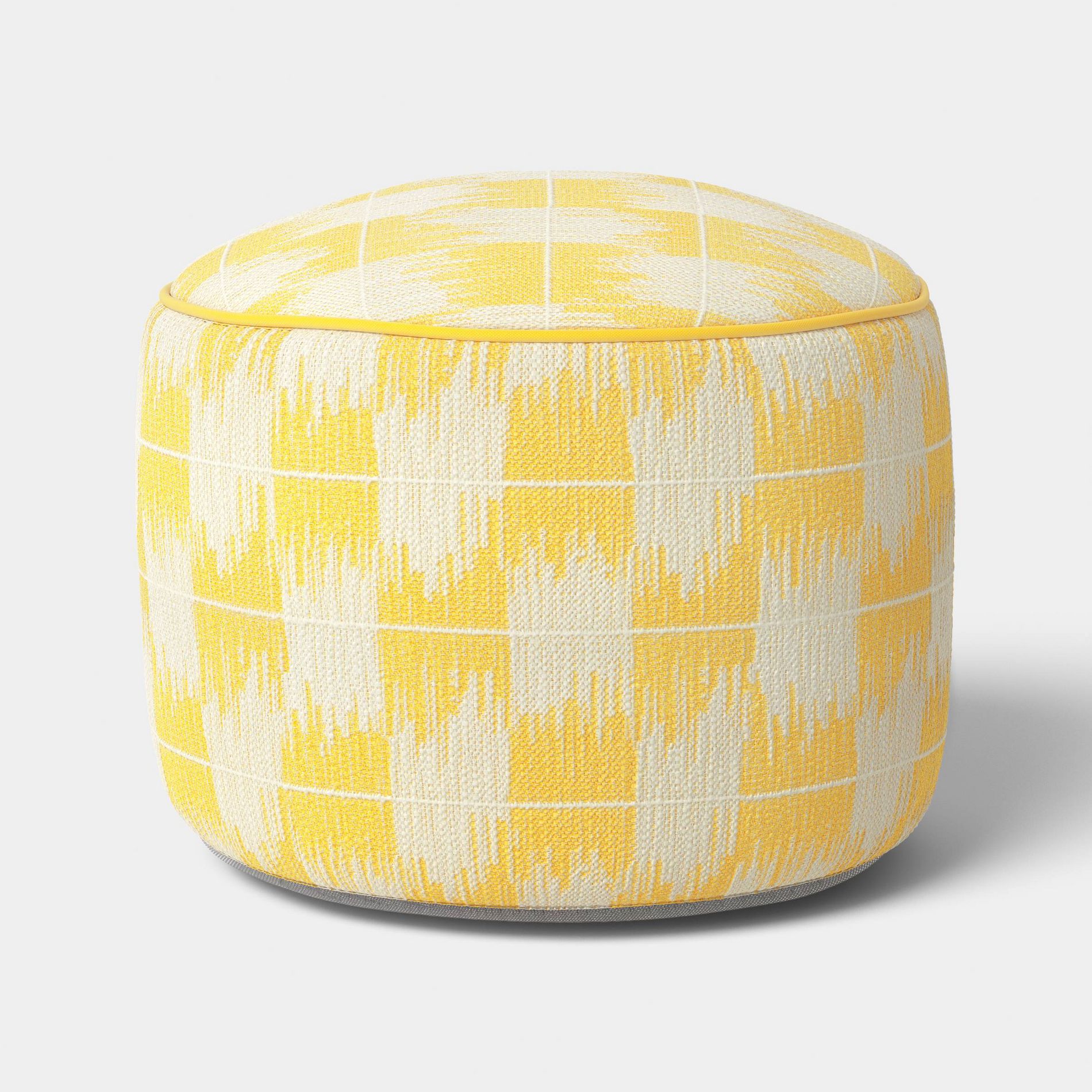 20"x14" Brushstroke Ikat Outdoor Patio Pouf - Threshold™