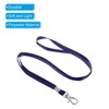 Unique Bargains Polyester Wear-resistant Lightweight ID Card Neck Lanyards with Hooks 20 Pcs - 3 of 4