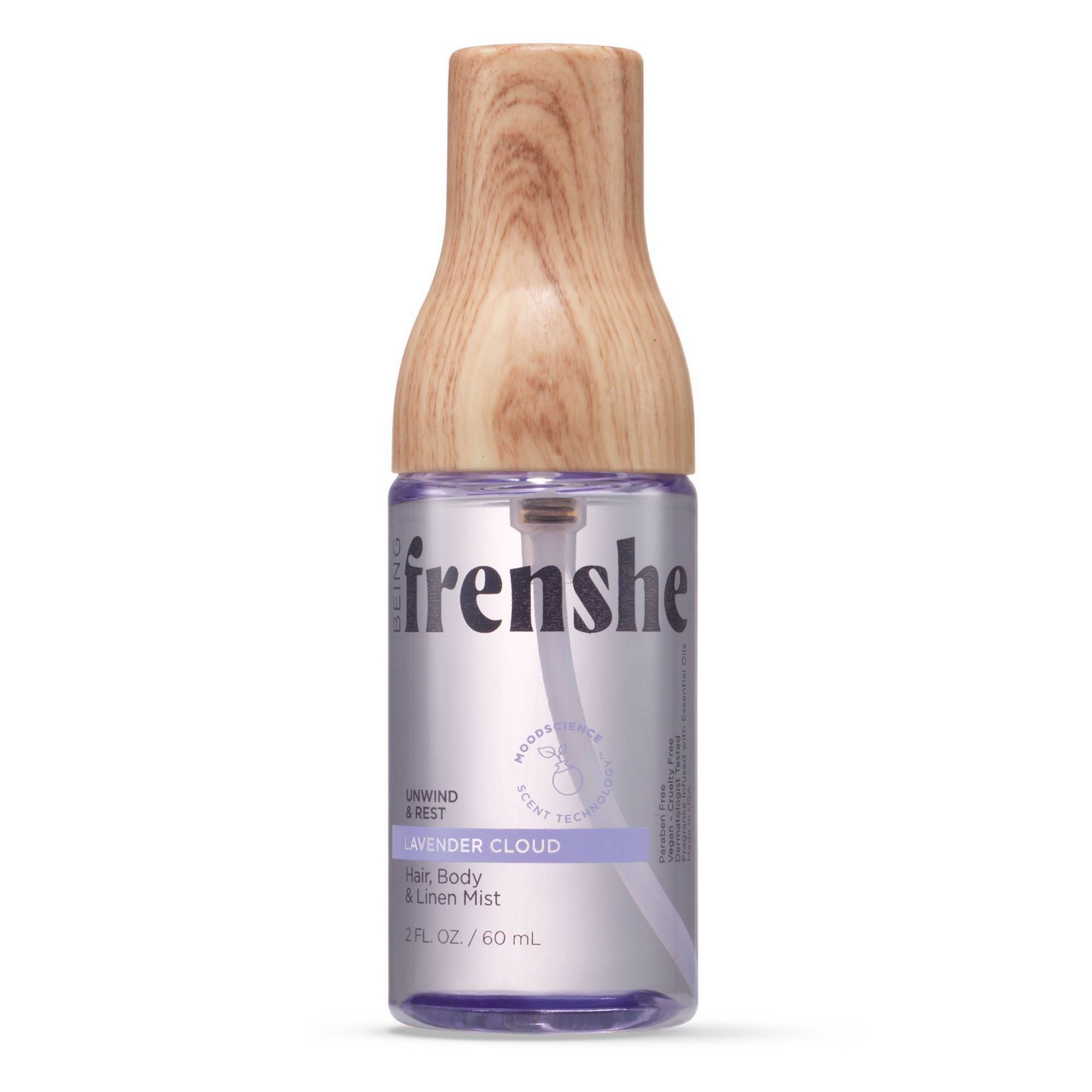 Being Frenshe Hair Body Linen Mini Mist - Lavender Cloud - 2 fl oz: Floral Scent Spray, 1 Count