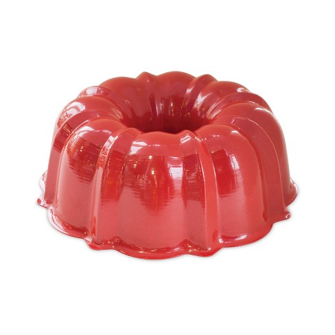  Nordic Ware Formed Bundt Pan, 12-Cup, Red: Home & Kitchen