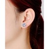 Guili CZ Stud Earrings for Baby/Kids, 4mm–7mm, in Sterling Silver with Polished Silver, Gold & Rose Gold Plating – Elegant Daily Sparkle - 2 of 3