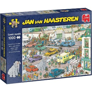Jumbo Toys 1,000 Piece Jigsaw Puzzle: Goes Shopping - 27" x 19" - 1 of 4