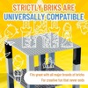 Strictly Briks Classic Stackable Baseplates, Building Bricks For Towers, Black & Gray, 4 Base Plates & 30 Stackers, 6x6 Inches - 4 of 4